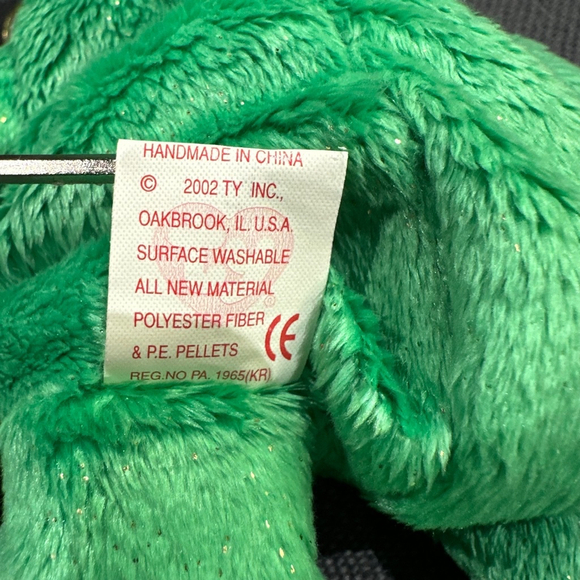 Ty Beanie Babies Dublin Bear Green Collectible NWT NEW 2002 vintage clover - Picture 6 of 16